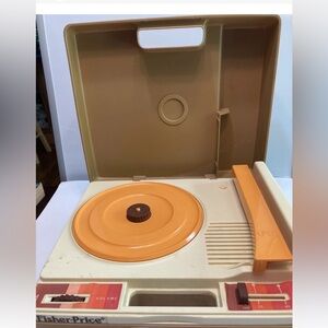 Vtg 1978 Fisher Price Record Player For Parts Or Repair Works Its Missing Needle